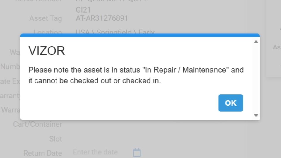 VIZOR Real‑time Validation