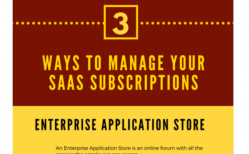 3 Ways to Manage your SaaS Subscriptions – Infographic