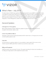 What’s New – Summer 2019