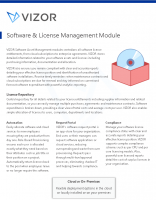 VIZOR – Software & License Management Module