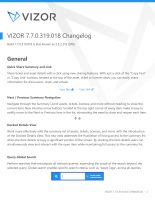 VIZOR 7.7.0.319.018 Changelog