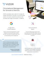 VIZOR Chromebook Management for Schools