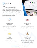 VIZOR IT Asset Management