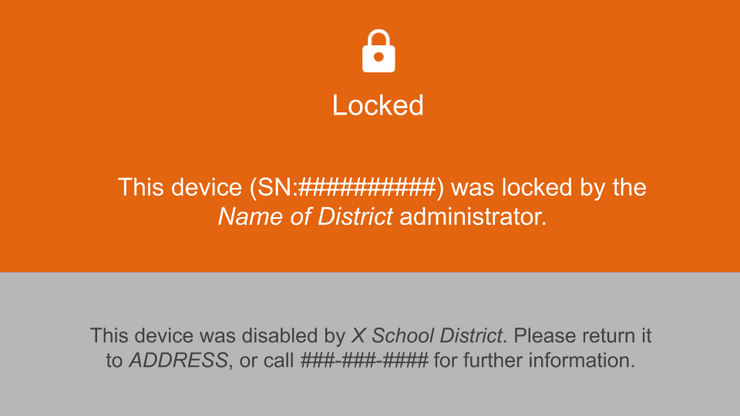 Lock Stolen or Lost Chromebook