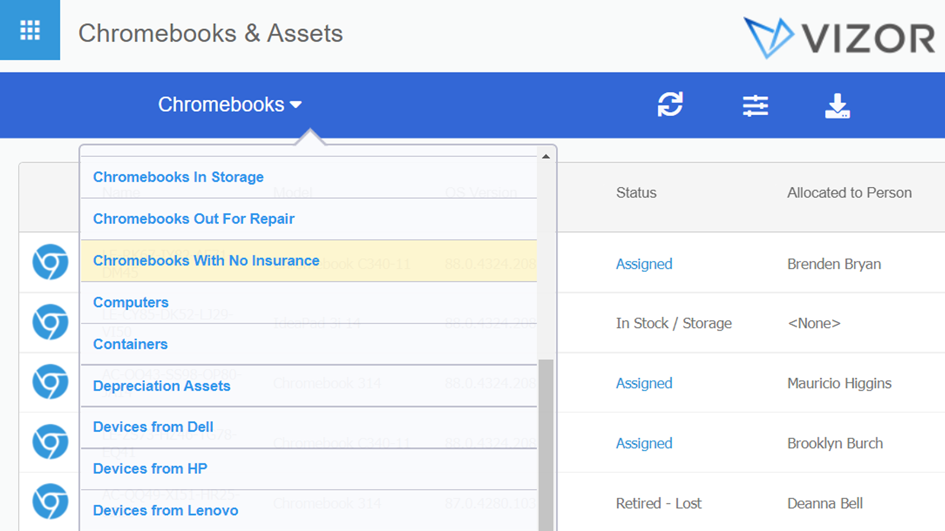 Track Chromebook Insurance