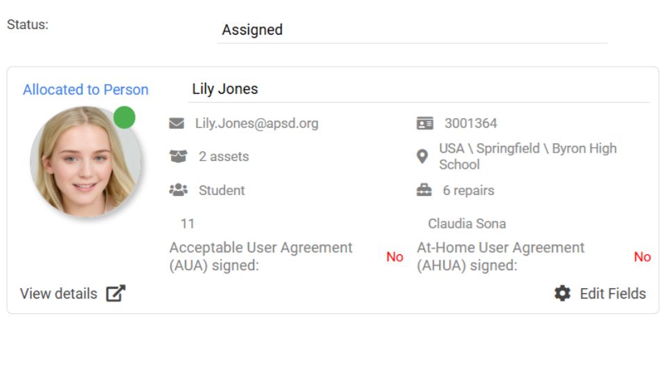 VIZOR Customizable User Card