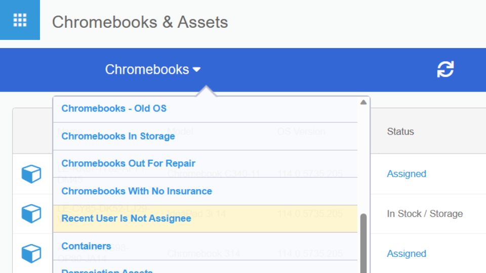 Manage Chromebook Repairs